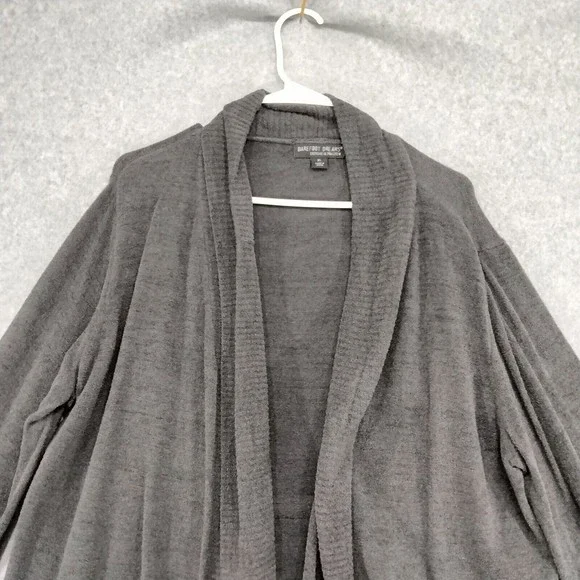 Barefoot Dreams Gray Cozy Chic Ultra Lite Open Cardigan Womens Size XL - Picture 2 of 11